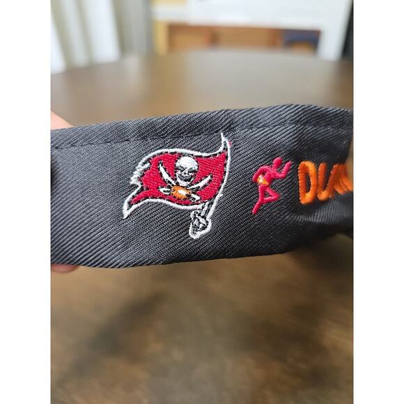 Dunkin Donuts Tampa Bay Buccaneers Black Visor Hat Adjustable - Picture 9 of 16